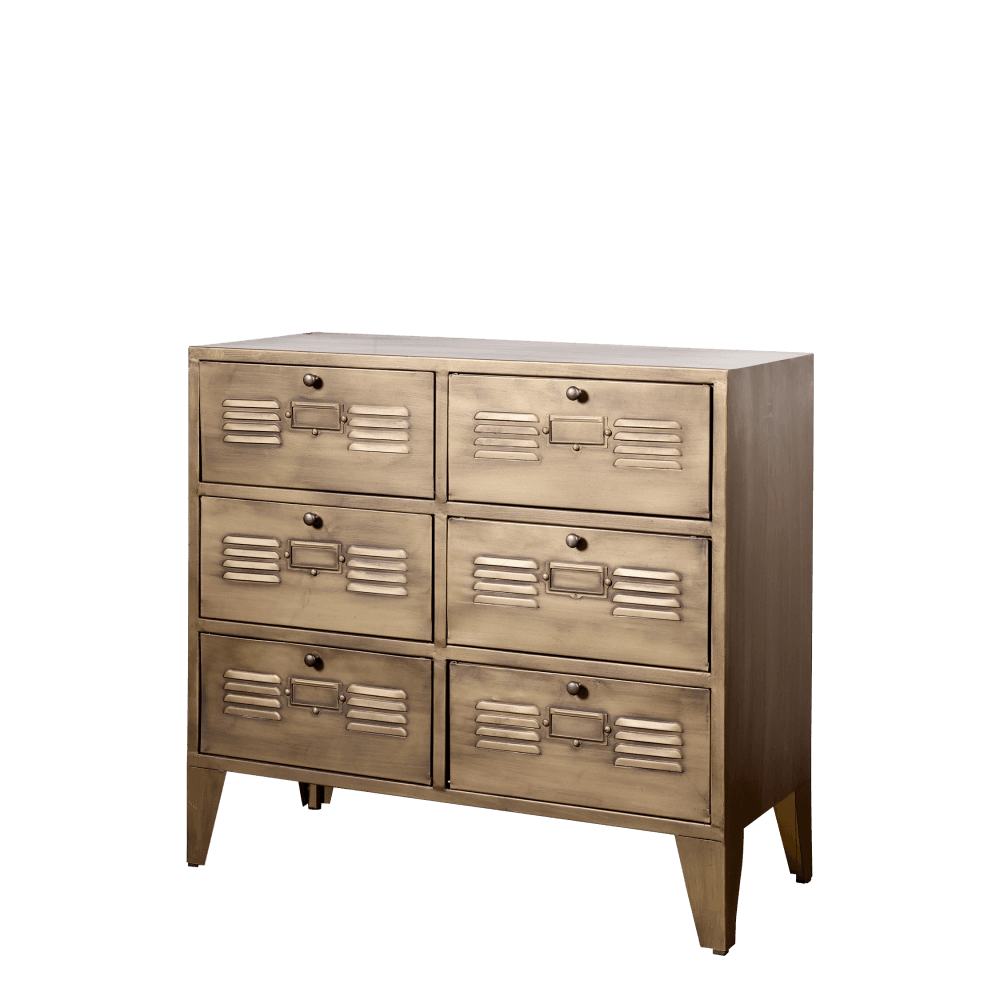 Kommode med 6 skuffer fra Chic Antique