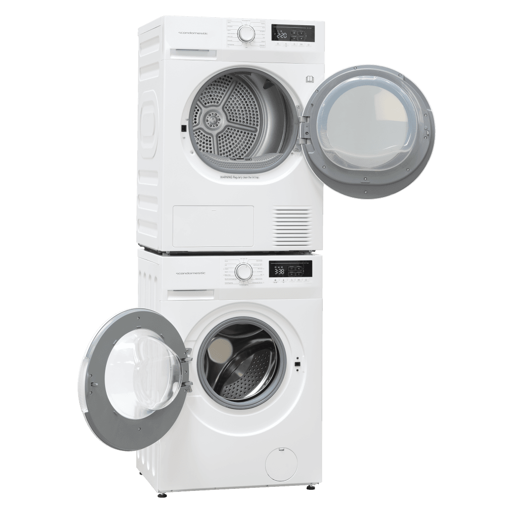 Scandomestic tørketrommel hvit 8kg 60 cm TDH28WE