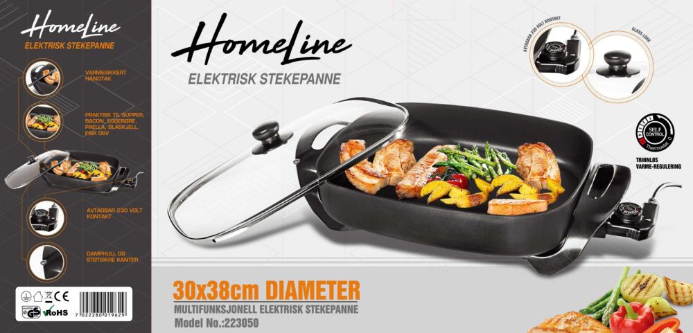 Homeline elektrisk stekepanne 223050  