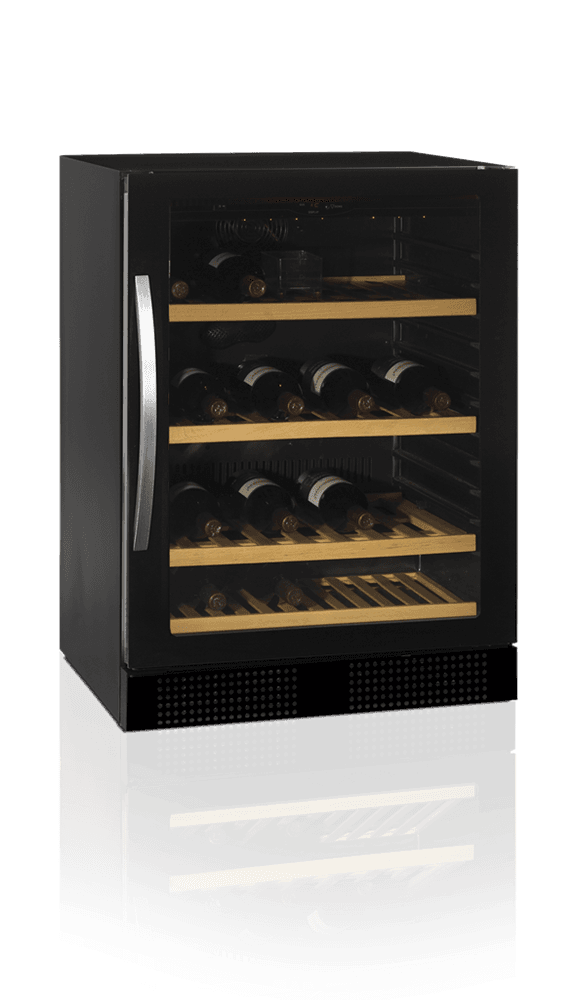 Tefcold vinskap 1 sone sort 82 cm TFW160F 