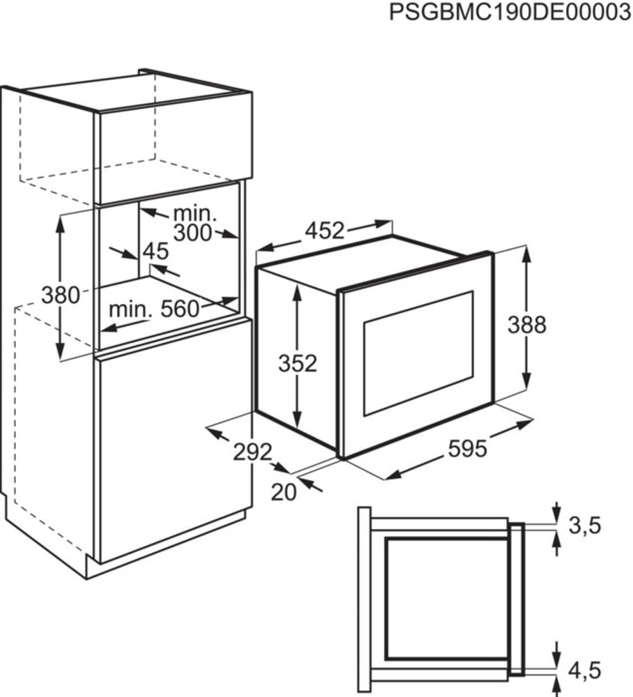 Electrolux mikrobølgeovn hvit LMS2173EMW 