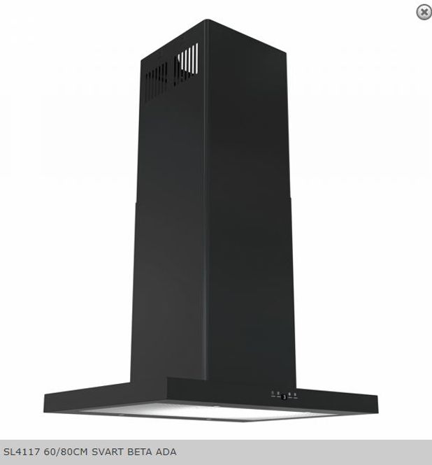 Hovedbilde Silverline Ventilator Fritthengende svart BETA ADA SL ...