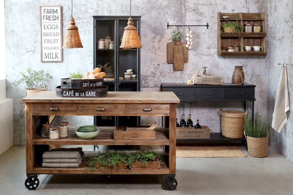 Kjøkkenøy på hjul fra Chic Antique