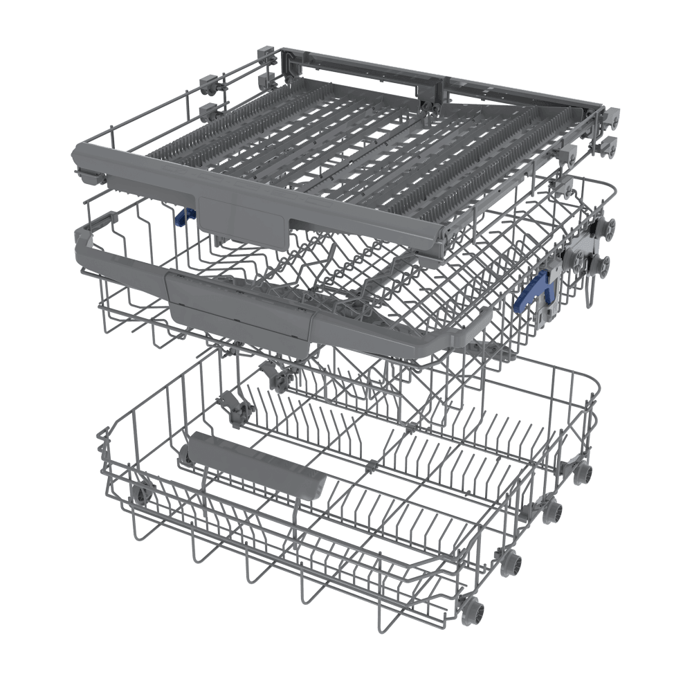 Scandomestic integrert oppvaskmaskin stål 60 cm DWB1442XC