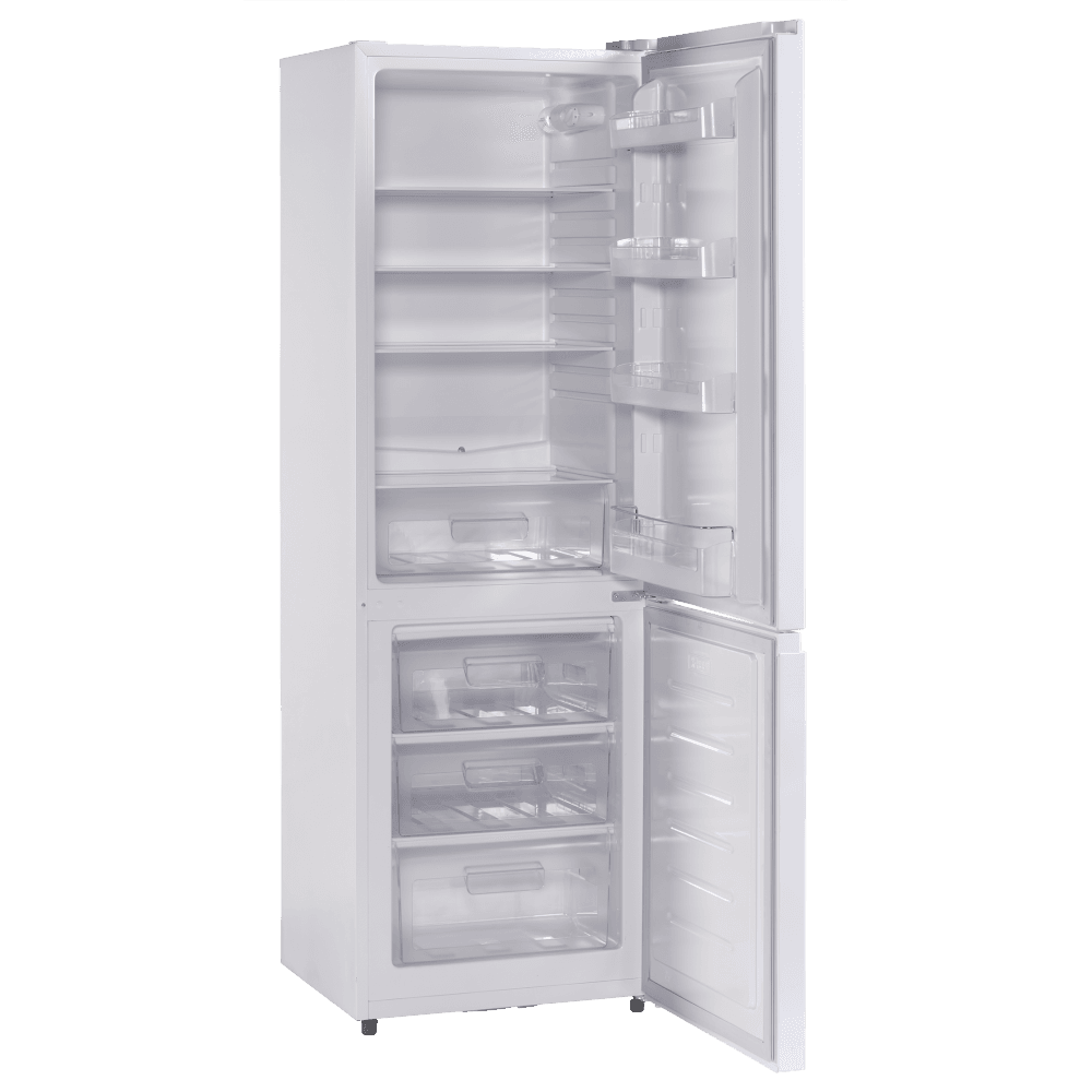 Scandomestic frittstående kombinert kjøl- og fryseskap hvit 183 cm CBF304WE