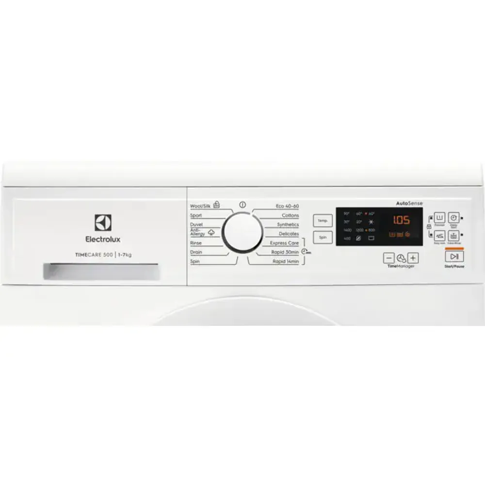 Electrolux Vaskemaskin TimeCare 500 Frontmatet  7 kg - EW2F3047R5