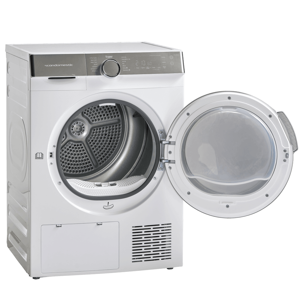 Scandomestic tørketrommel hvit 8kg 60 cm TDH8WA3