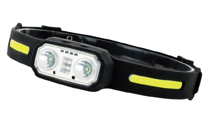 Hovedbilde Homeline hodelykt 200 lm, LED, oppladbar, sidelys 420005 