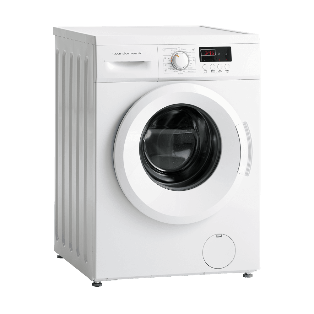 Scandomestic vaskemaskin hvit 8kg 60 cm WMF3408WA