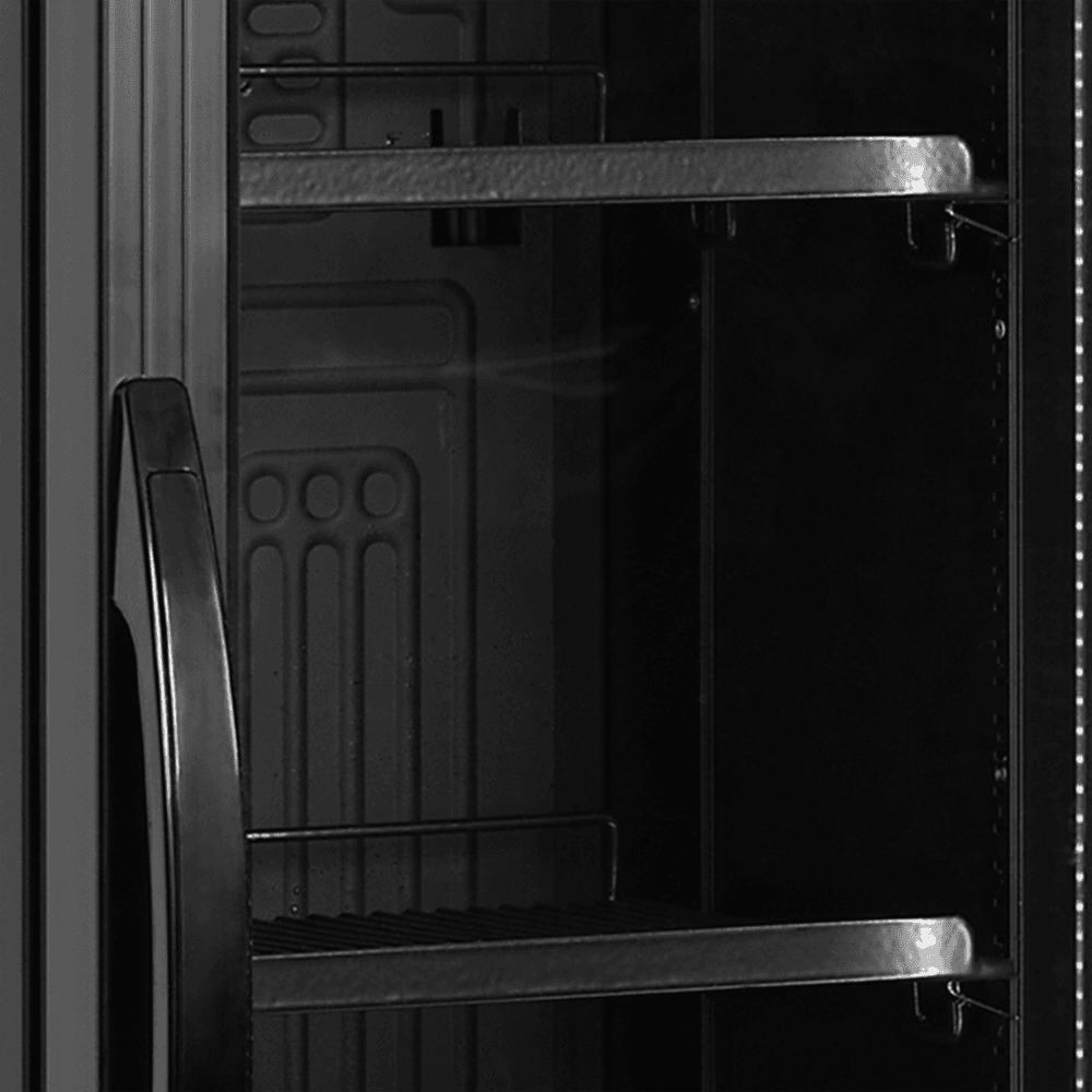 Tefcold display kjøleskap FS176H Black
